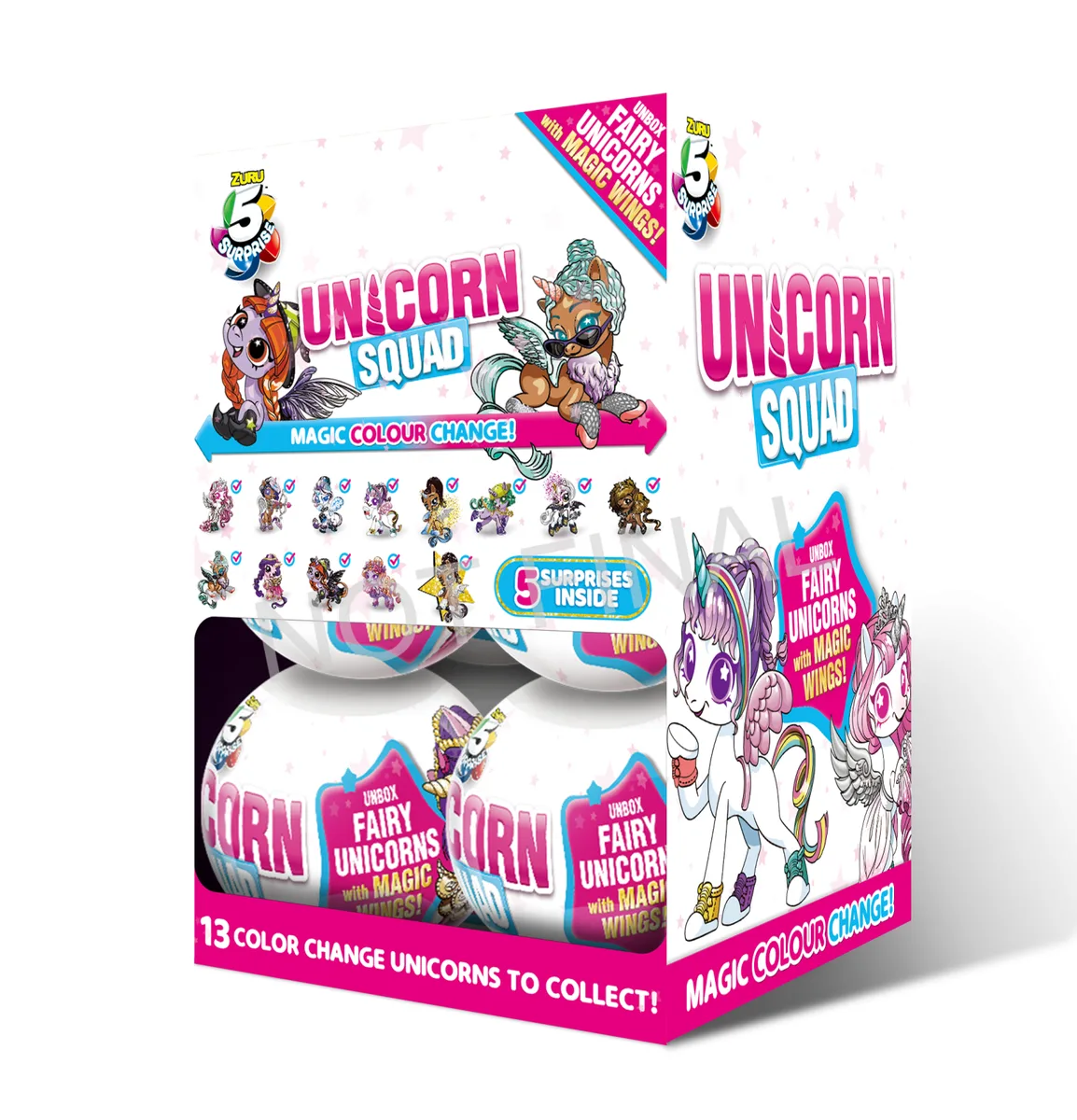 Ігровий набір Zuru Mini Brands Фігурки Unicorn пластик 85х85х85 мм 5 шт