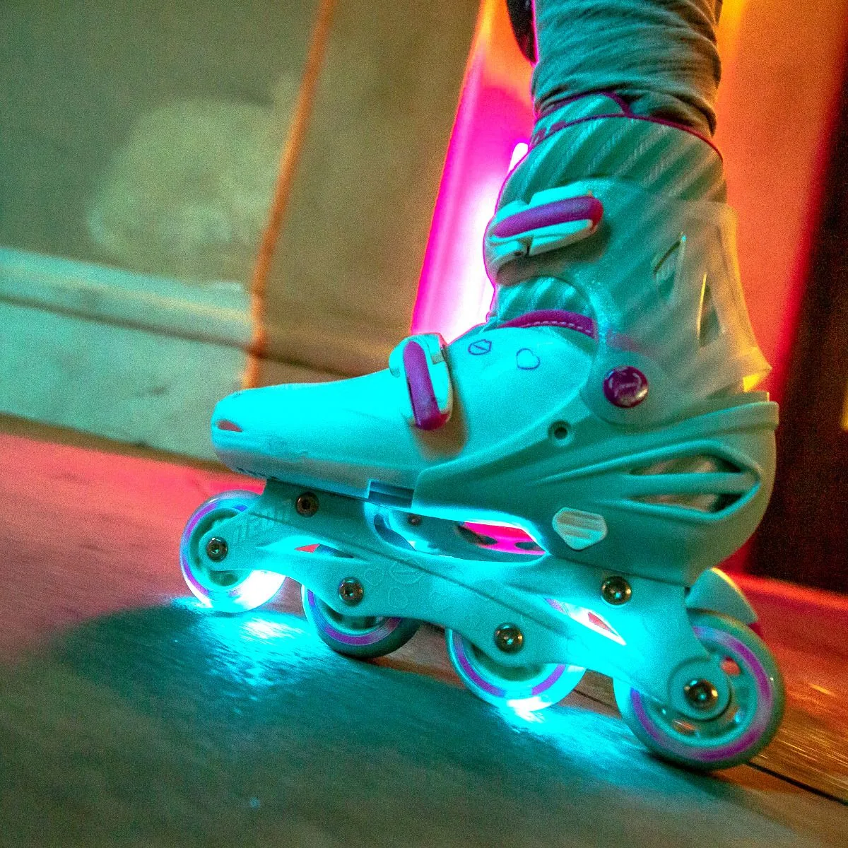 Роликові ковзани Neon Combo, розмір 34-37, бірюзовий