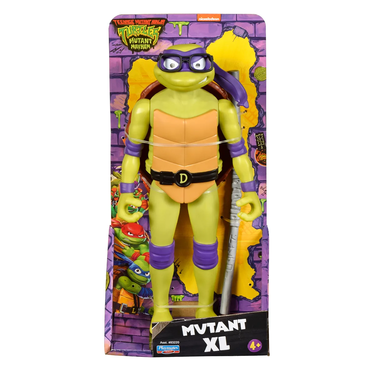 Ігрова фігурка TMNT Донателло XL полімер 26 см зелена