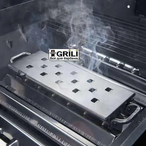 Коробка для копчения Broil King нержавеющая сталь 29х10х30 см металлик