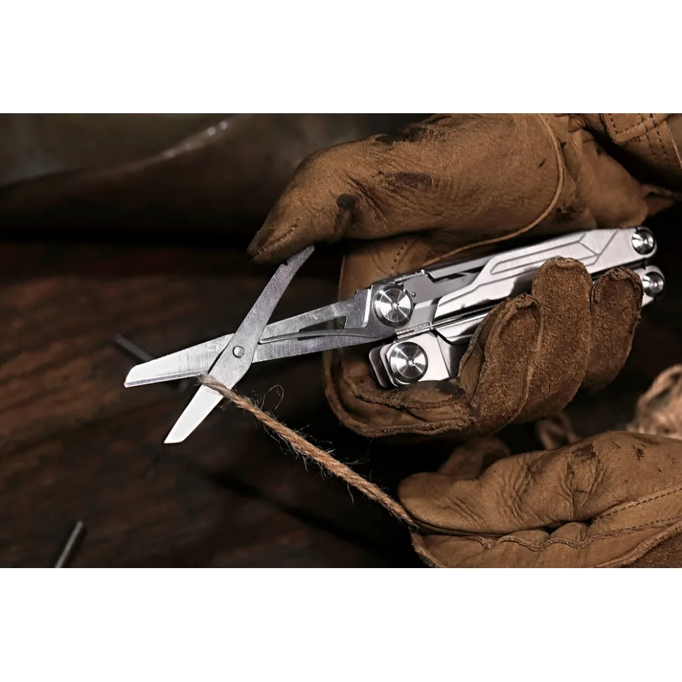 Мультитул NexTool сталь 420J2 109,5х37,5х22,5 мм срібний 19 функцій