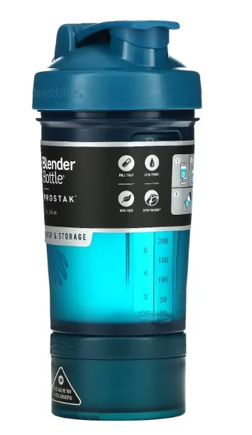 Шейкер спортивний BlenderBottle Tritan 650ml Синій з 2 контейнерами