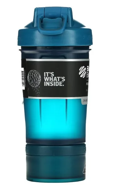 Шейкер спортивний BlenderBottle Tritan 650ml Синій з 2 контейнерами