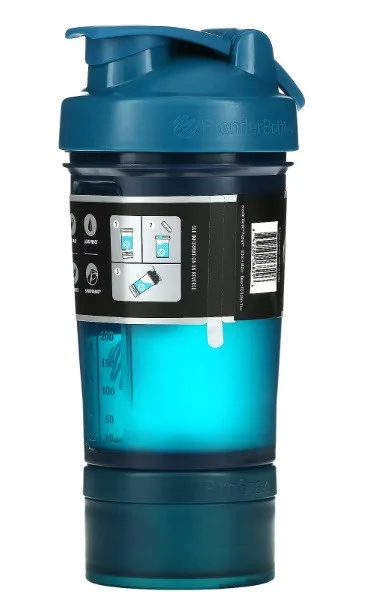 Шейкер спортивний BlenderBottle Tritan 650ml Синій з 2 контейнерами