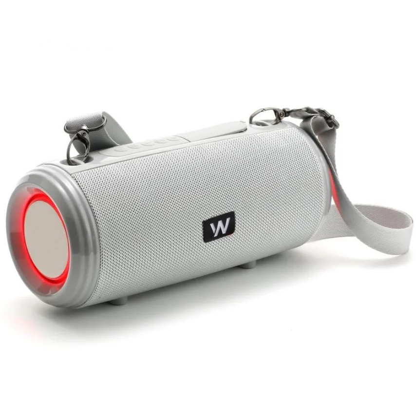 Портативна колонка WALKER Bluetooth 5Вт 52 мм Сіра