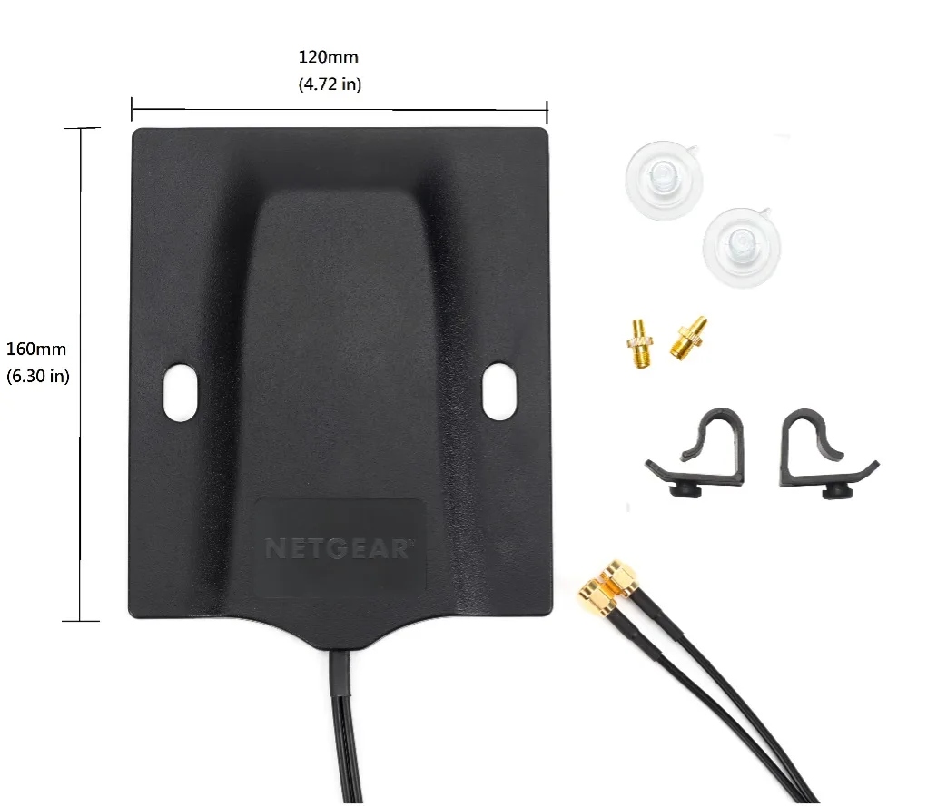 Антенна NETGEAR для 3G/4G/5G мобильных роутеров, 2.5 дБи, TS-9, SMA