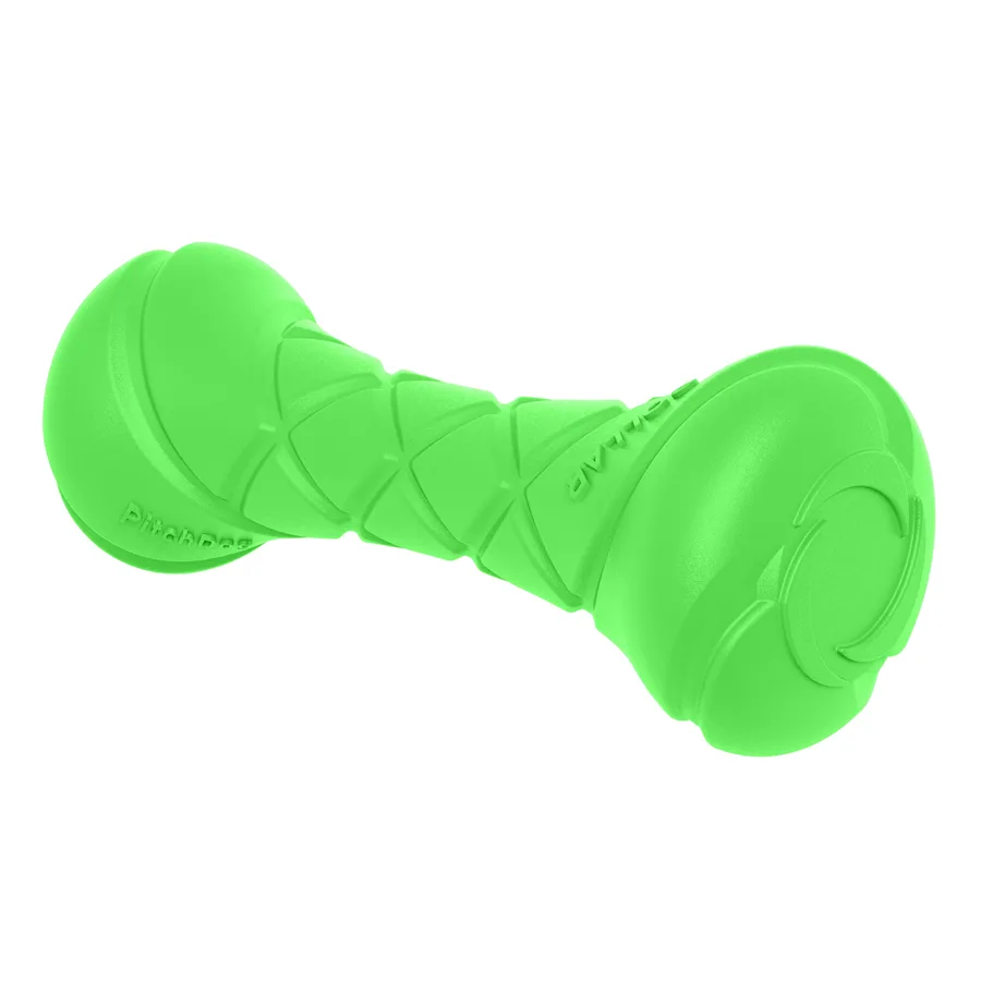 Ігрова гантель PitchDog 19x7 см композитний полімер салатовий