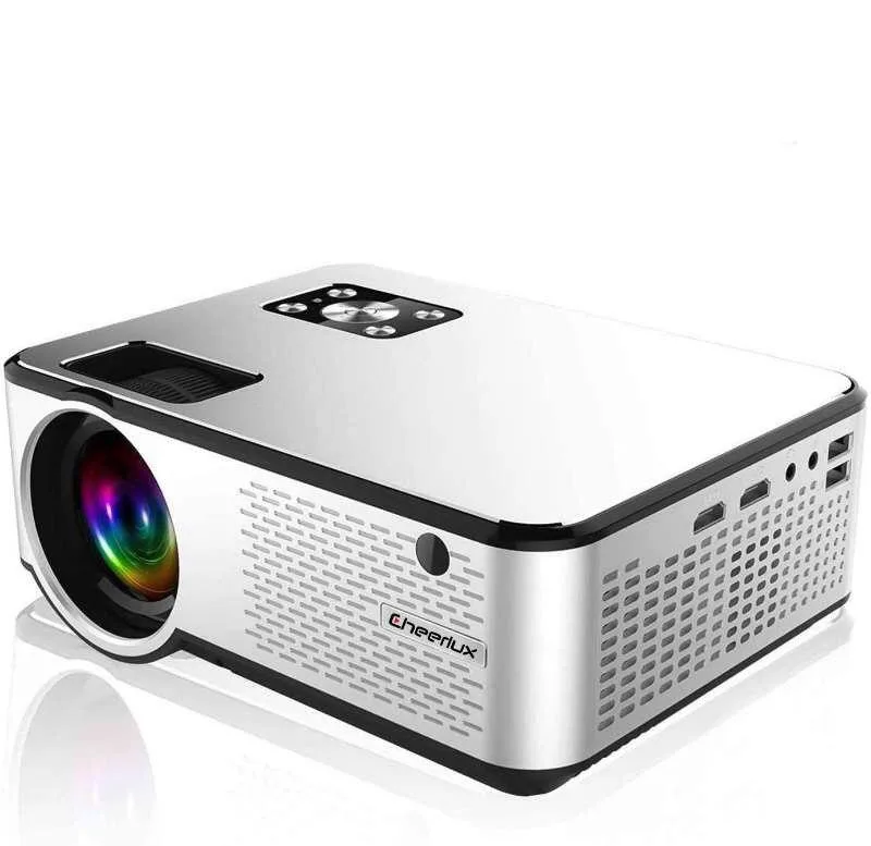 Портативный LED проектор Cheerlux C9 2800 Lumen 222x165x87 мм черный