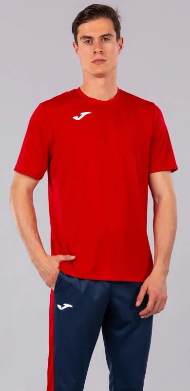 Футболка Joma 100% поліестер S червоний чоловічий