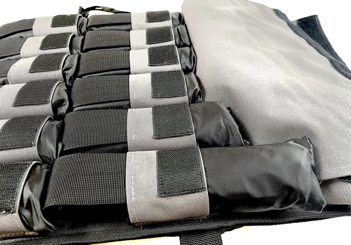 Жилет обтяжувач EasyFit Oxford 600d 18 кг чорний
