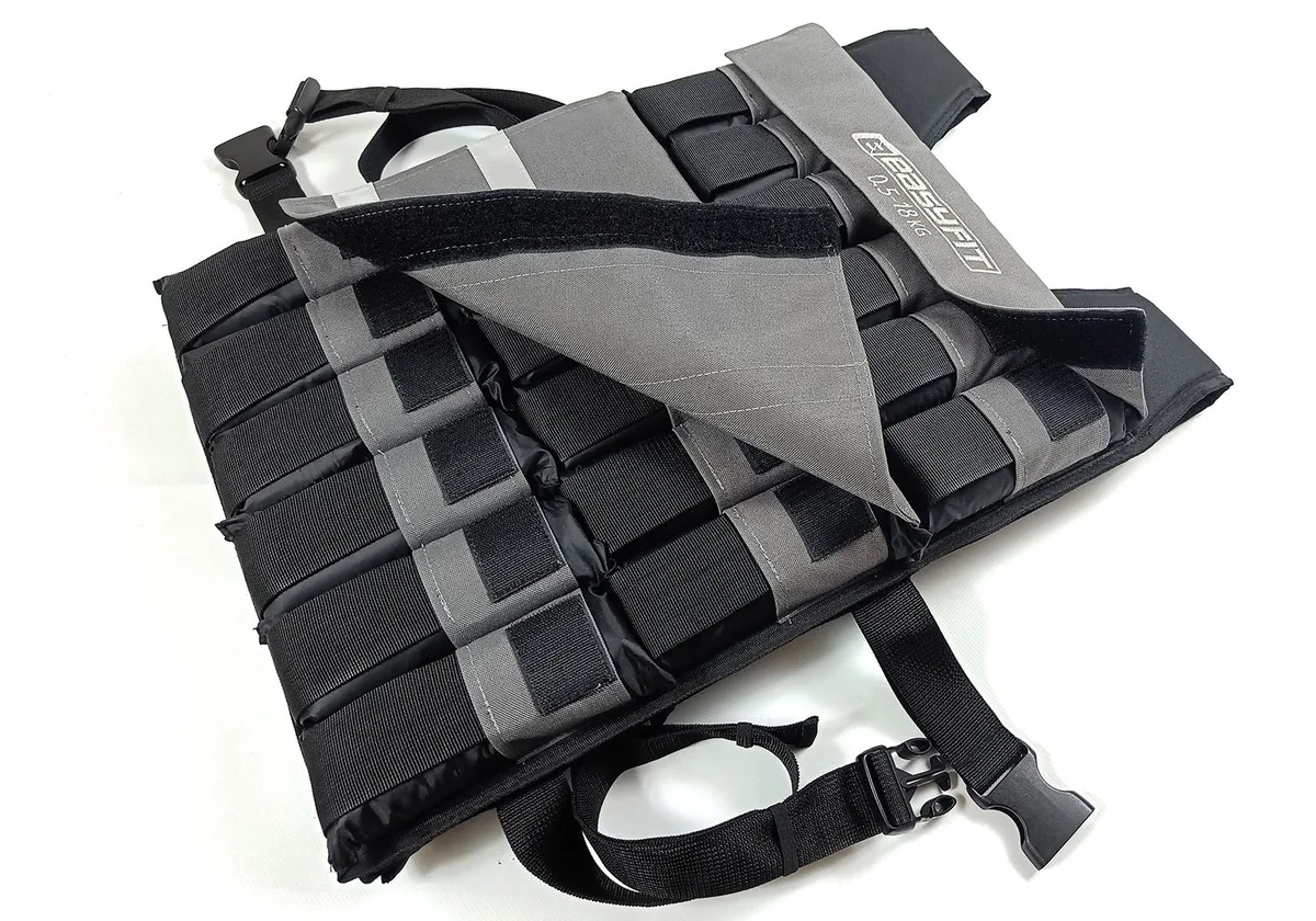 Жилет обтяжувач EasyFit Oxford 600d 18 кг чорний