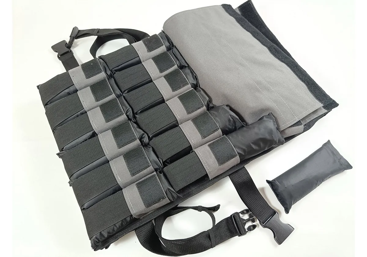 Жилет обтяжувач EasyFit Oxford 600d 18 кг чорний