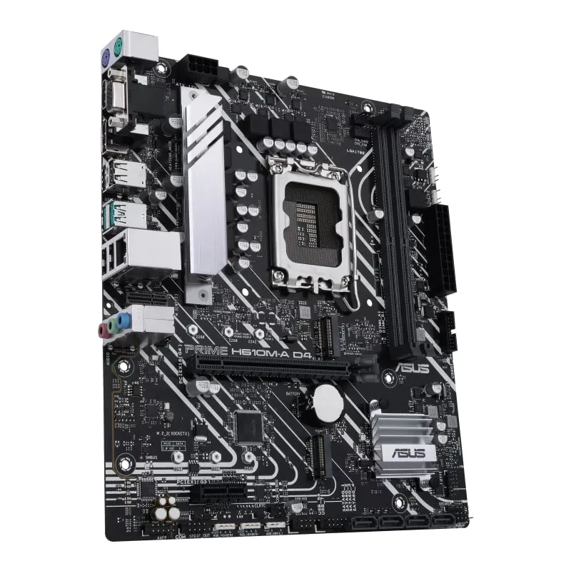 Материнcька плата ASUS PRIME H610M-A D4-CSM s1700 H610 2xDDR4 M.2 HDMI D-Sub DP mATX