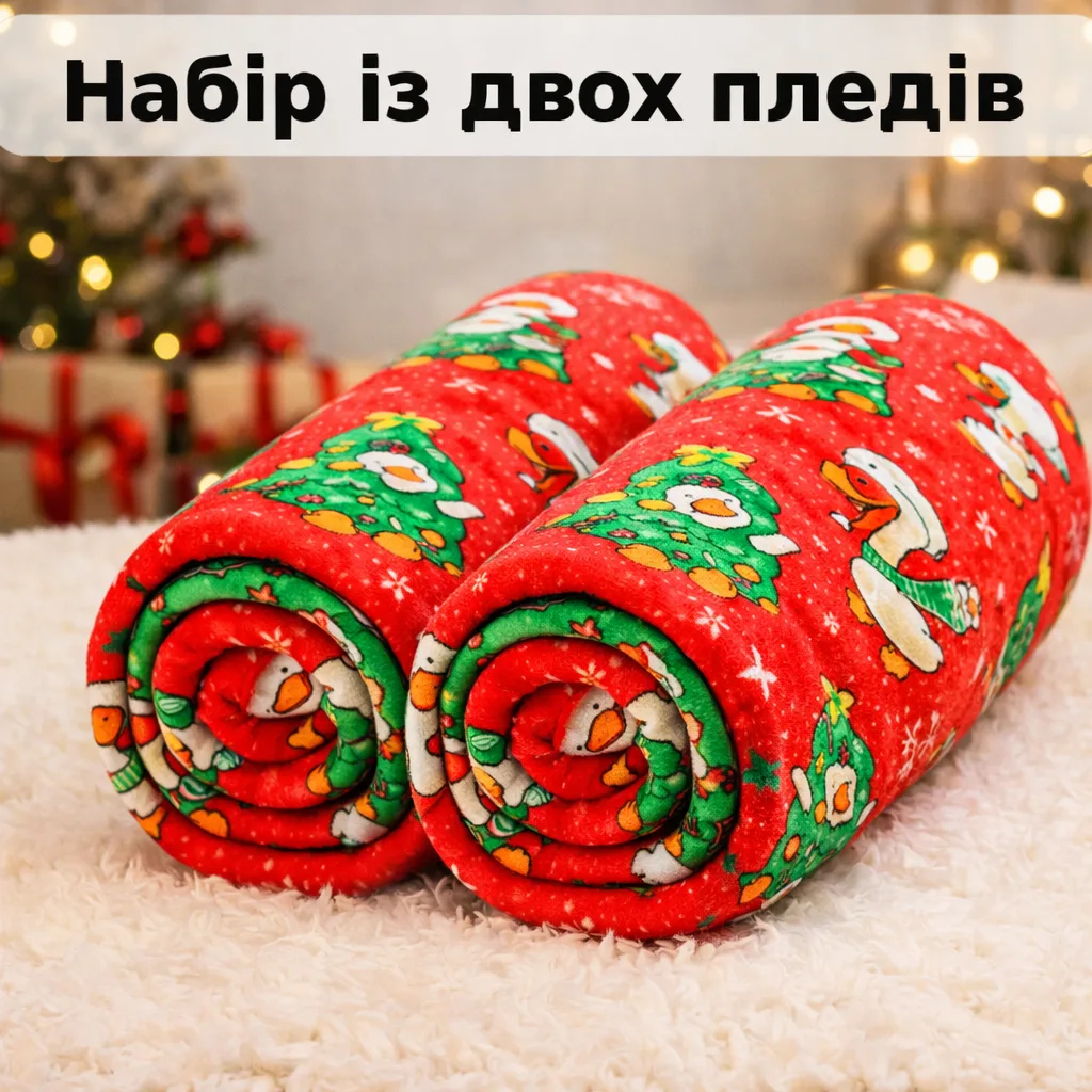 Набір пледів Love You велсофт 150x200 см різнокольорові