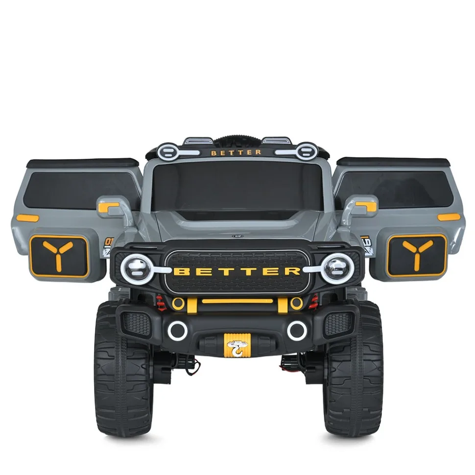 Дитячий електромобіль Bambi Racer екокожа 151х79х80 см чорний