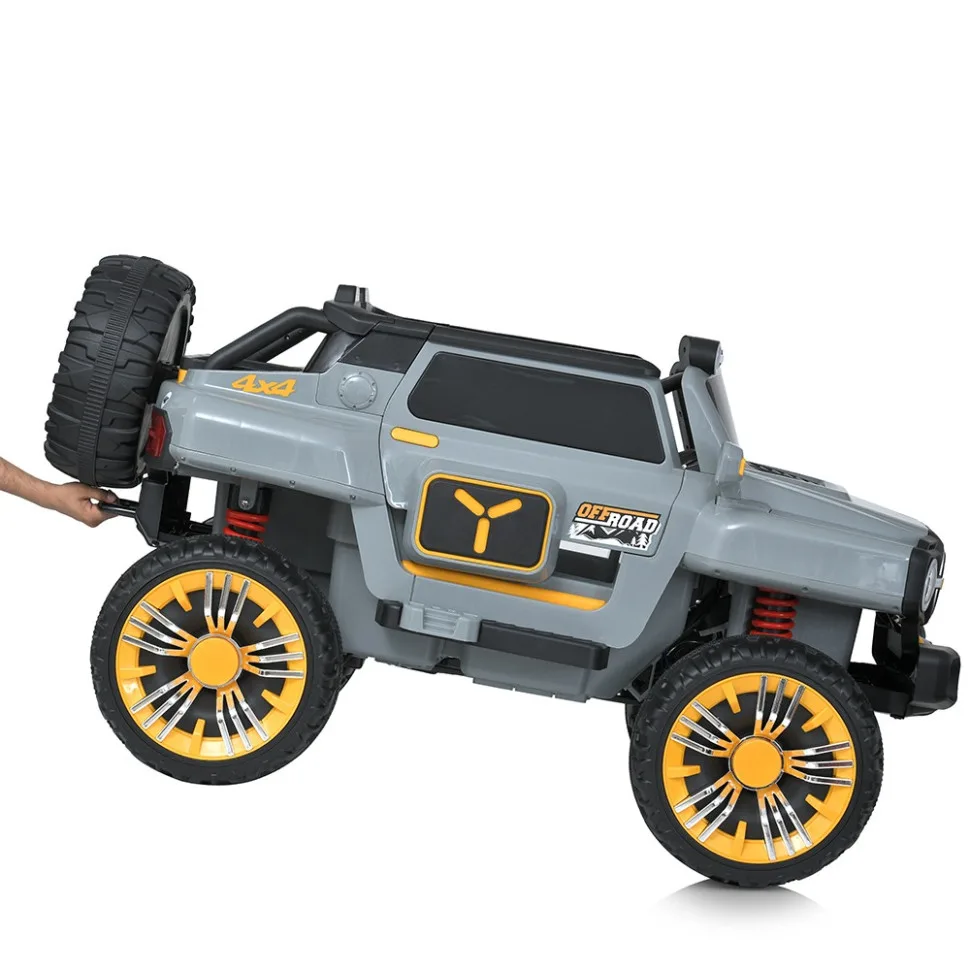 Дитячий електромобіль Bambi Racer екокожа 151х79х80 см чорний