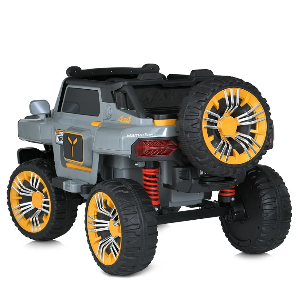 Дитячий електромобіль Bambi Racer екокожа 151х79х80 см чорний