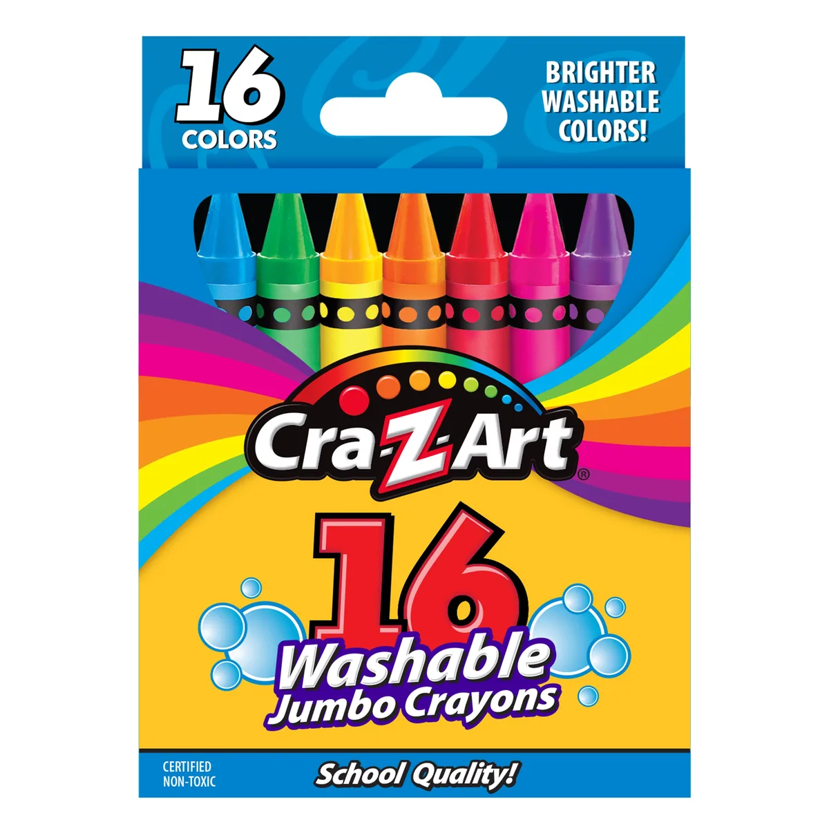 Крейда восковая Cra-Z-Art 16 цветов большая легкосмываемая
