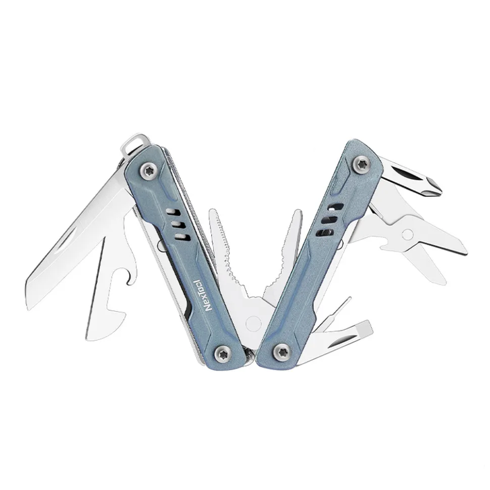 Мультитул NexTool сталь 103х25х15 мм блакитний 11 функцій