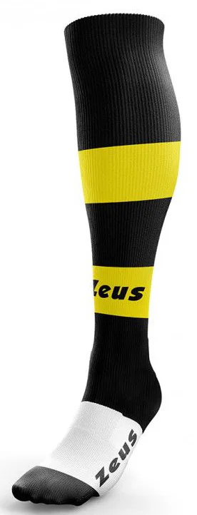 Гетри Zeus поліамід 40-46 чорний жовтий білий