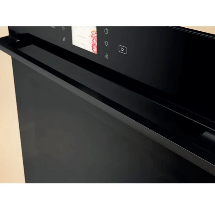Духова шафа Whirlpool електрична 73л чорна конвекція піроліз телескопічні напрямні