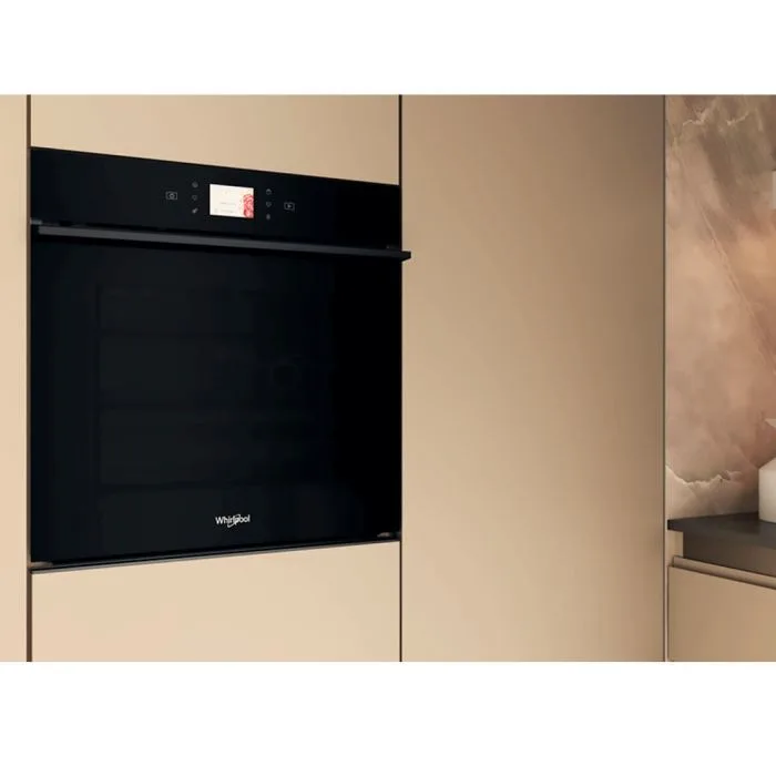 Духова шафа Whirlpool електрична 73л чорна конвекція піроліз телескопічні напрямні