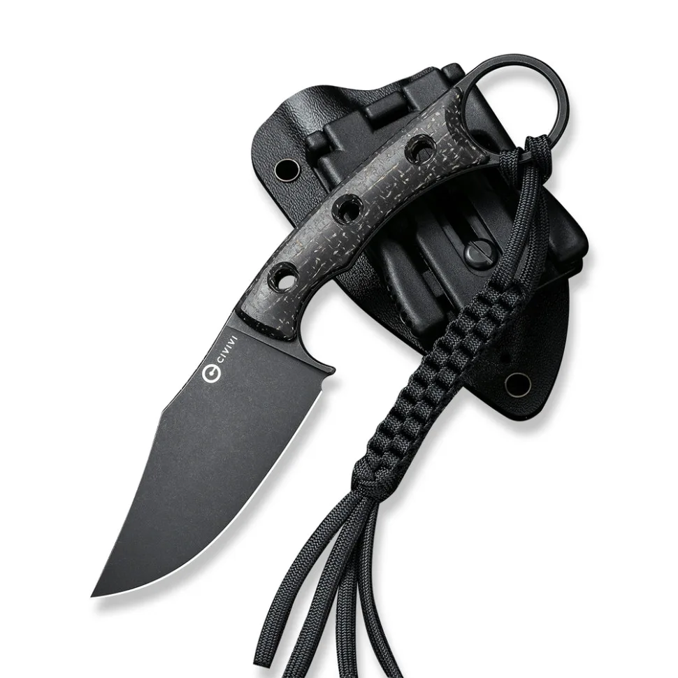 Ніж фіксований Civivi N690 86,1 мм Micarta чорний 71,2 г