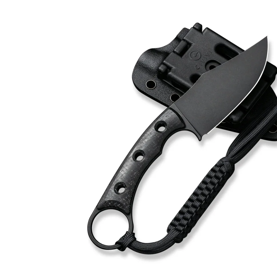 Ніж фіксований Civivi N690 86,1 мм Micarta чорний 71,2 г