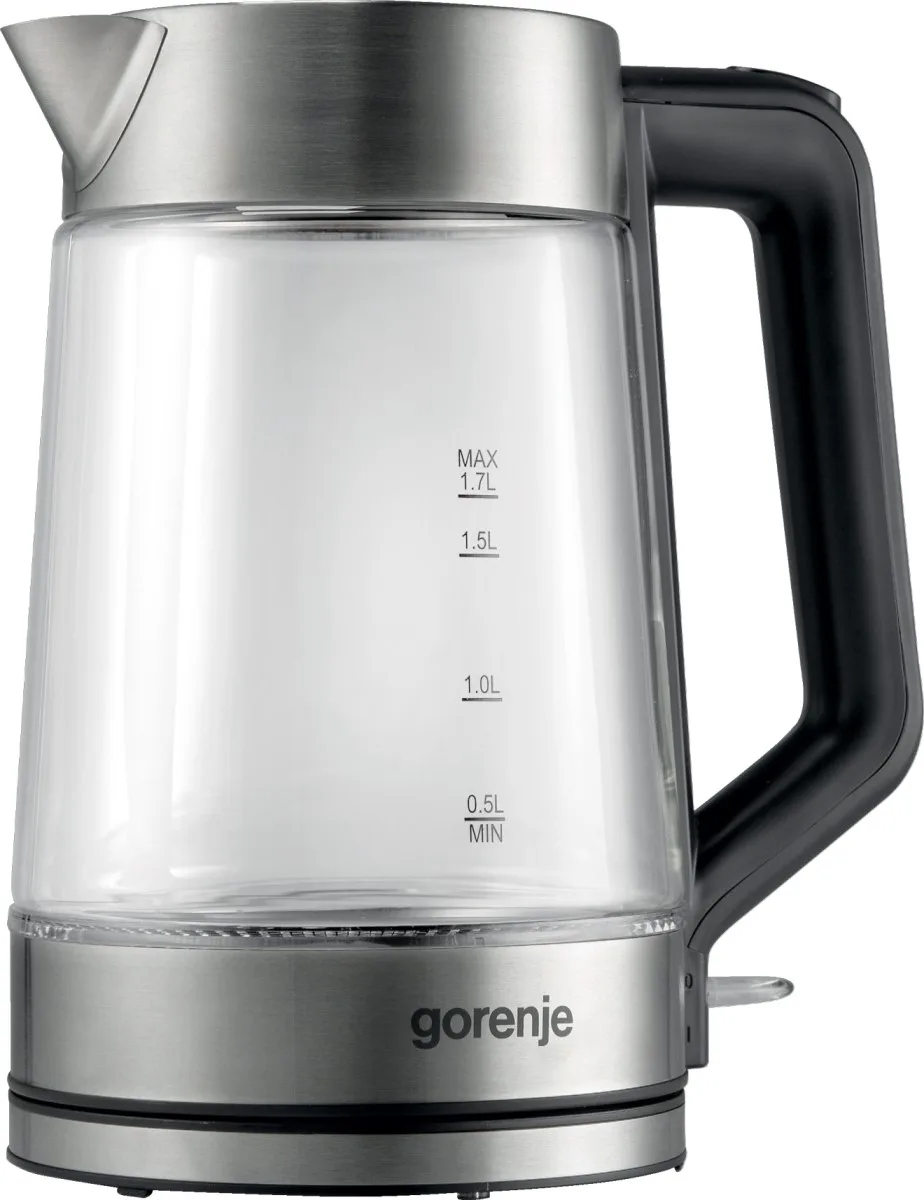 Электрочайник Gorenje стекло 1 7л 2200Вт нержавеющая сталь