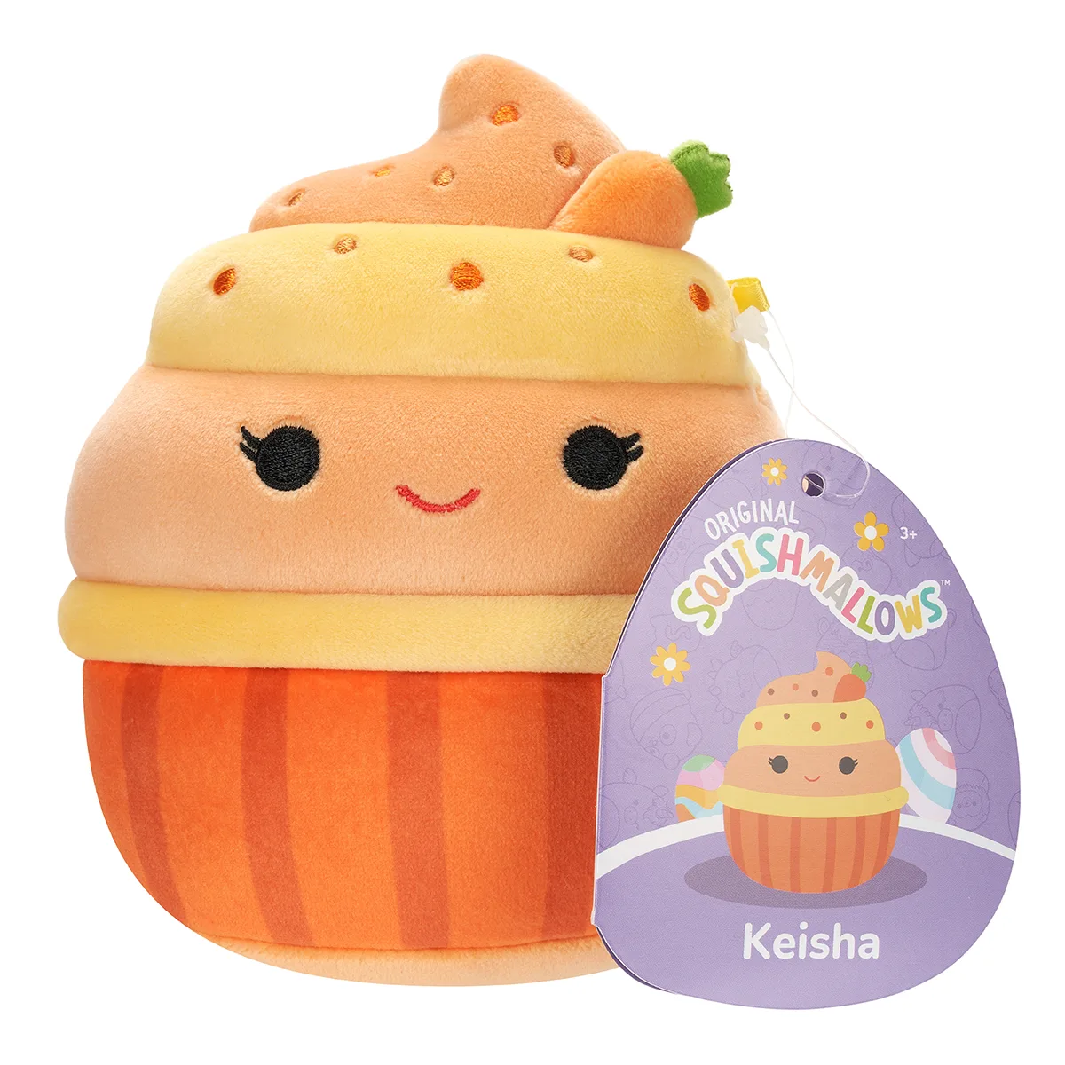 М'яка іграшка Squishmallows поліестер 13 см Капкейк Кейша