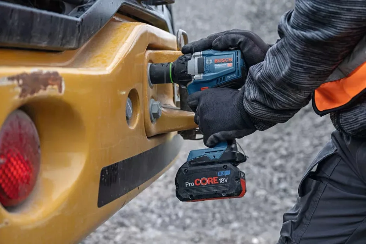 Гайковерт ударний акумуляторний Bosch Professional 18В 750Нм для гвинтів і гайок M12-M22 електричний інструмент