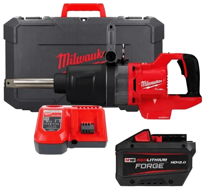 Гвинтоверт ударний акумуляторний Milwaukee 18В 2576Нм безщітковий для монтажу та сервісу з кейсом