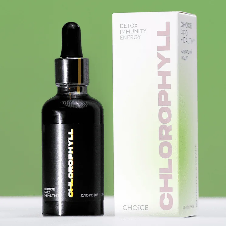 Choice Chlorophyll — натуральний хлорофіл для підтримки здоров’я та очищення організму, 50 мл Чойс