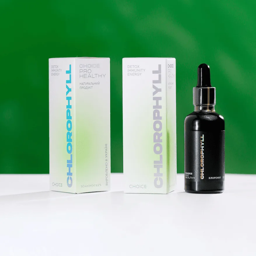 Choice Chlorophyll — натуральний хлорофіл для підтримки здоров’я та очищення організму, 50 мл Чойс