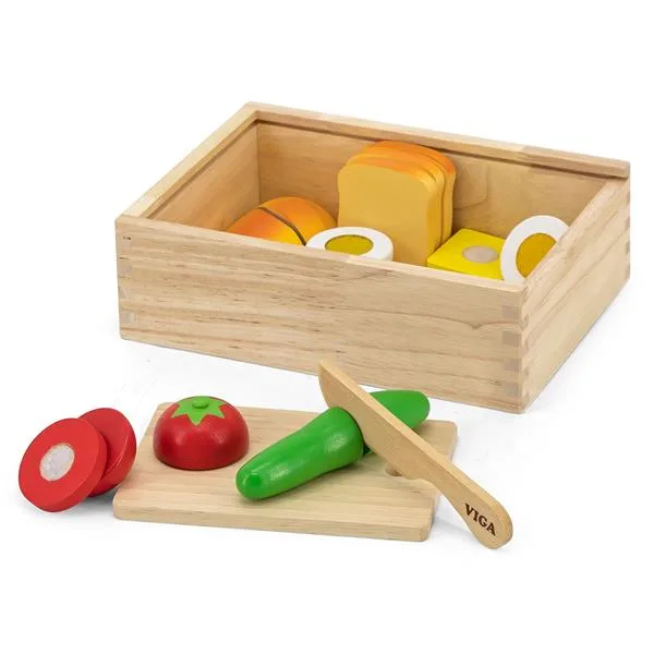 Игрушечные продукты Viga Toys дерево 21х15х7 см разноцветные