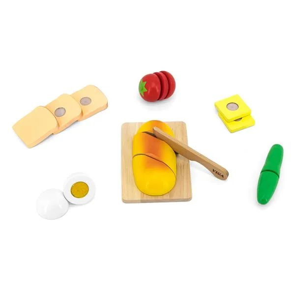 Игрушечные продукты Viga Toys дерево 21х15х7 см разноцветные