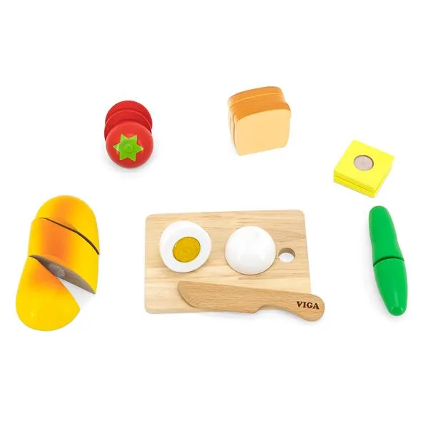 Игрушечные продукты Viga Toys дерево 21х15х7 см разноцветные