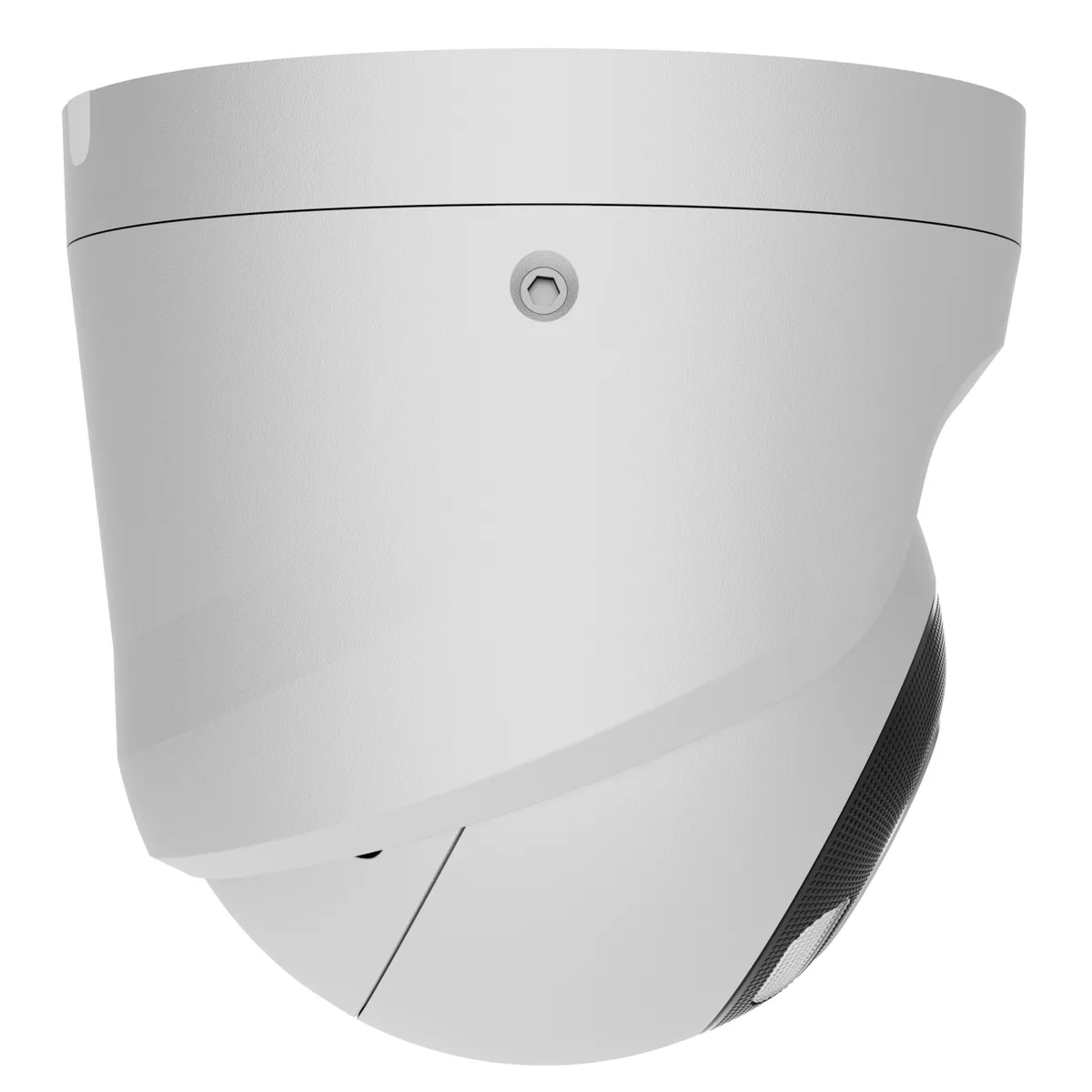 IP-Камера дротова Ajax TurretCam HL white, 8мп, 4мм, гібридне підсвічування IR 50м, білий Led 50м, Poe, True WDR, IP 65, ІЧ 50м, аудіо, 75° до 85°, купольна, біла