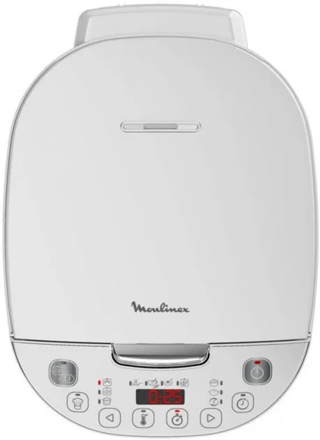 Мультиварка Moulinex пластикова 4 л біла 750 Вт 12 програм