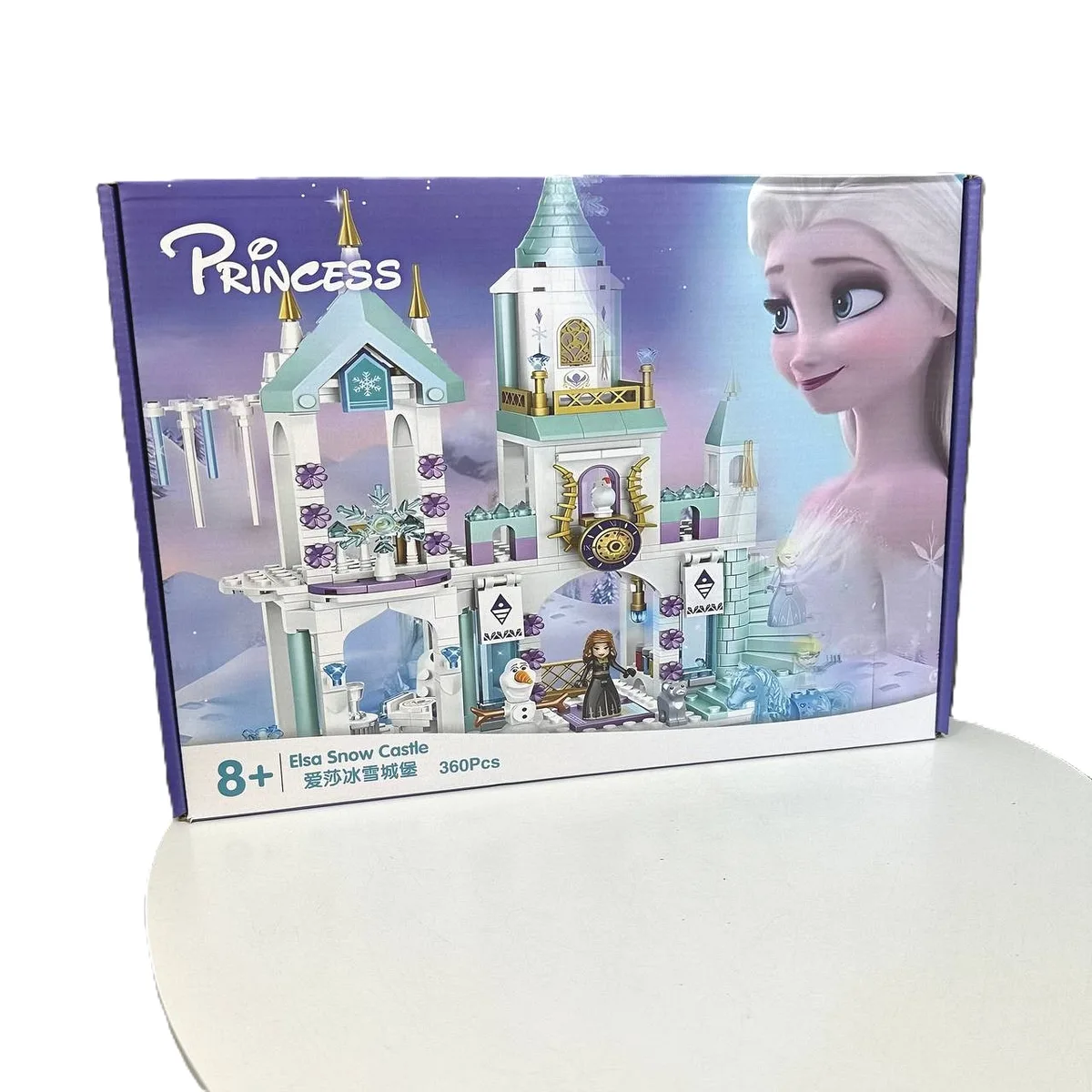 Дитячий конструктор Frozen 360 деталей пластик 36х26х6 см різні кольори