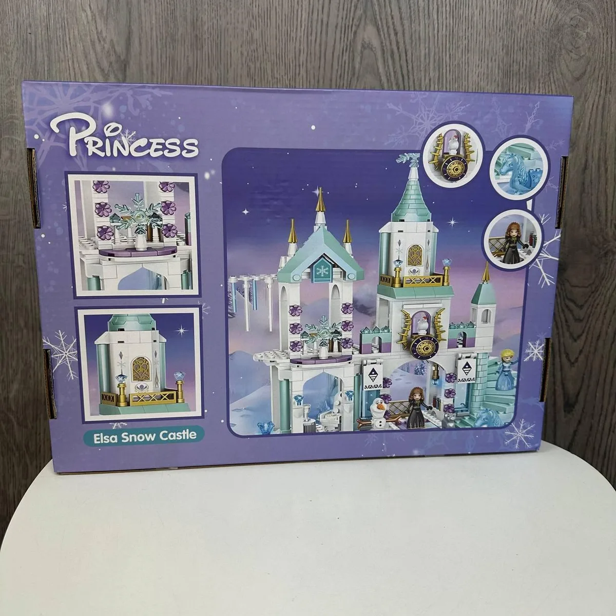 Дитячий конструктор Frozen 360 деталей пластик 36х26х6 см різні кольори