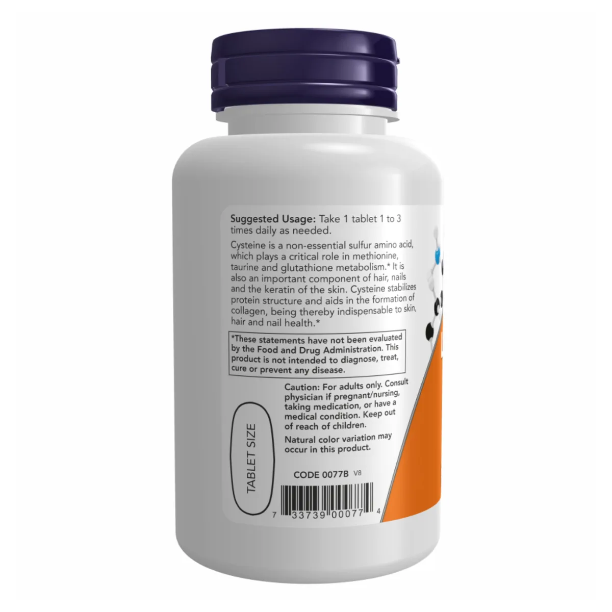 Cysteine 500mg L-цистеїн вітамінізовані таблетки 100 шт.