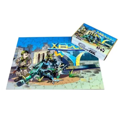 Фігурні пазли PuzzleOk Херсон 134 елементи дерев'яні для дітей та дорослих