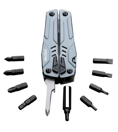 Мультитул NexTool 21 функція 104х44 мм сріблястий блакитний