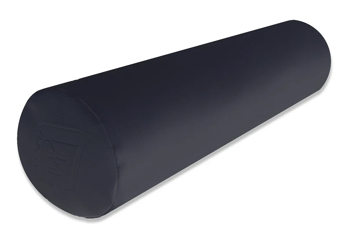 Валик для масажного столу EasyFit медичний шкірозамінник 60х15 см чорний