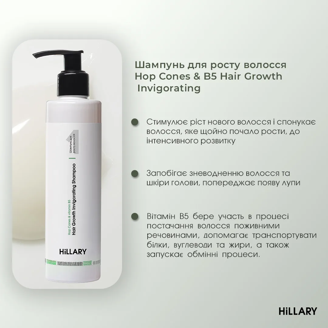 Ензимний пілінг для шкіри голови + Комплекс для росту волосся Hop Cones & B5 Hair Growth Invigorating