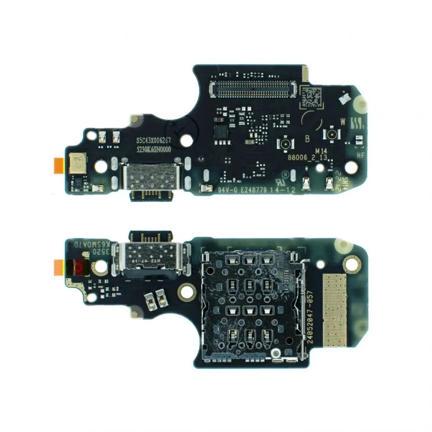 Шлейф нижня плата Xiaomi Original Quality з роз'ємом зарядки для Sim-карти та мікрофону