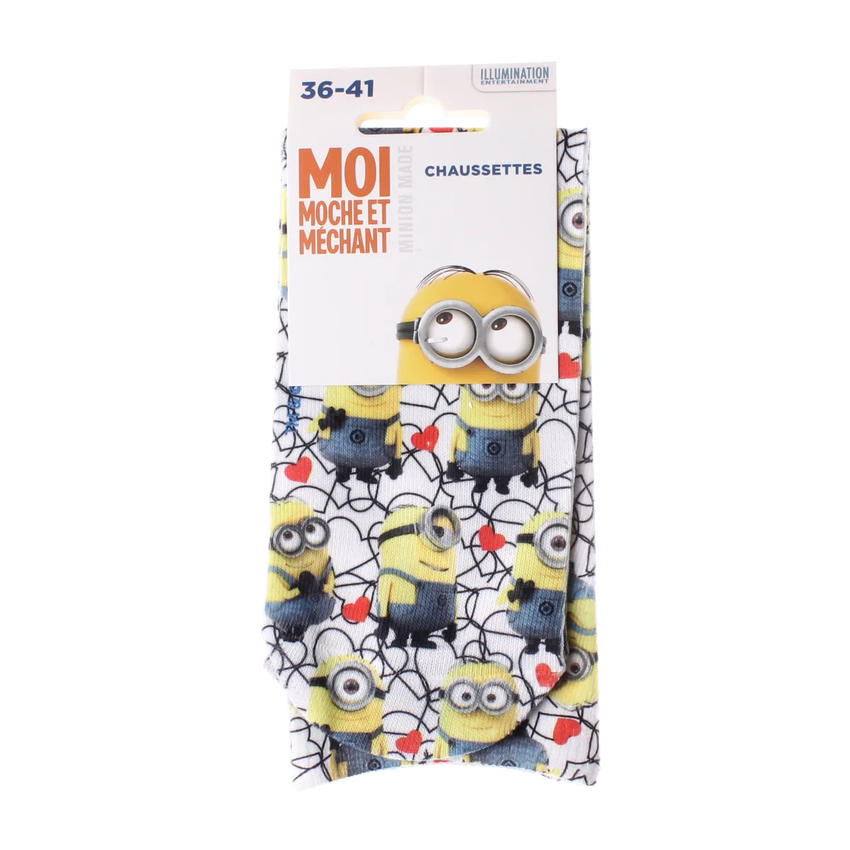 Шкарпетки MINIONS 98% поліестер 36-41 Білий