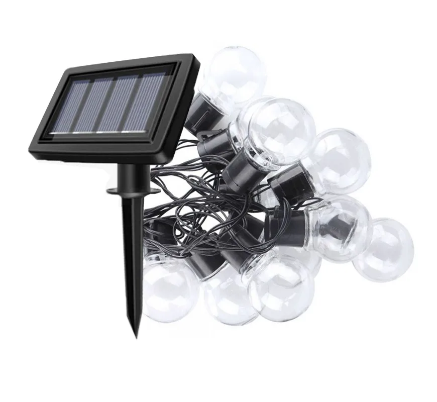 Гірлянда SuperLED пластикова 30 LED 8,2 м тепле біле світло