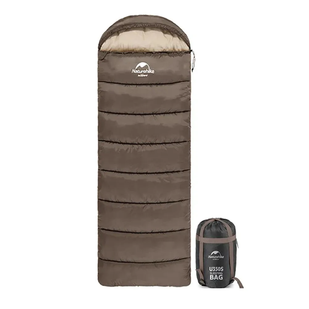 Спальник Naturehike полиэстер 190х75 см коричневый 7°C-11°C